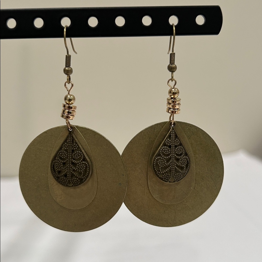 Elegant Gold-Toned Earrings